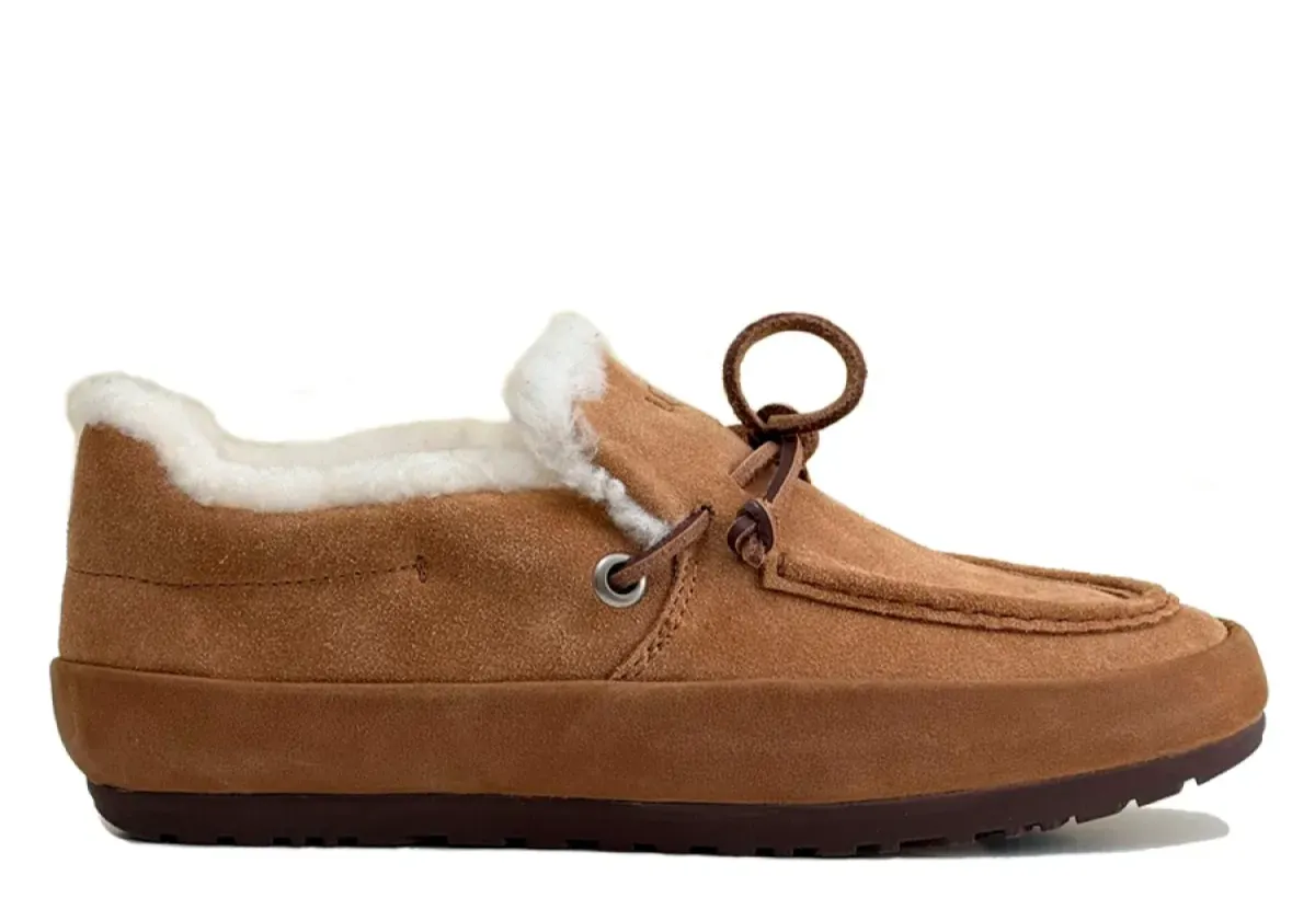UGG Quill Slip On Chestnut — угги женские слипоны, цвет каштановый
