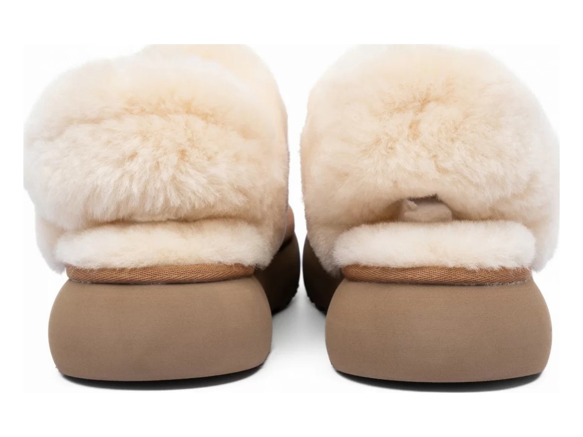 UGG Slippers Disquette Chestnut — вид «сверху»