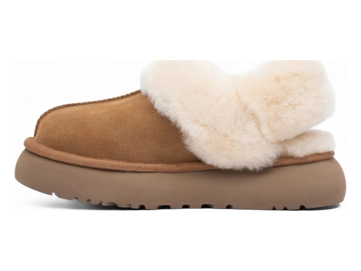 UGG Slippers Disquette Chestnut — вид «спереди»