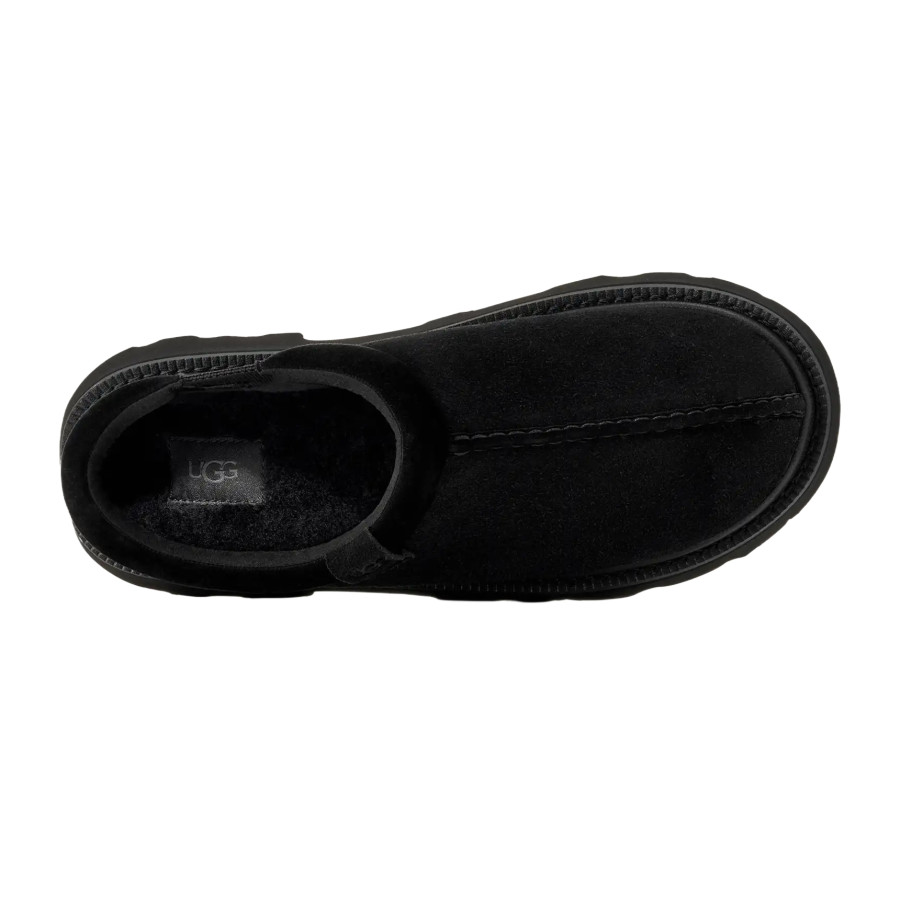 UGG Tasman Lug Black — угги мужские тапочки, цвет чёрный