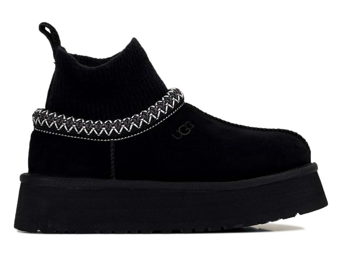 UGG Tazz Knit Platform Black — вид «сбоку»