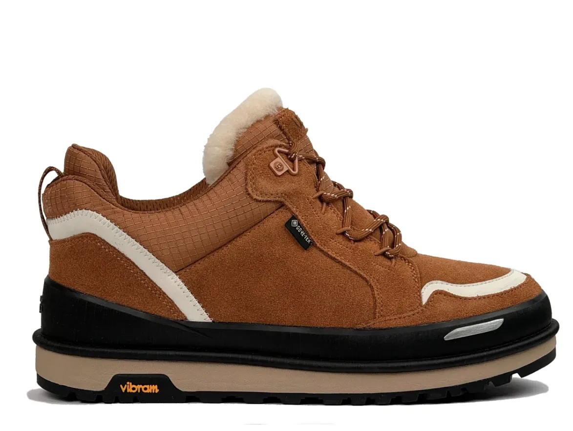 UGG Ugg Mens Lowmel Sneaker Guard GTX  Chestnut — угги мужские кроссовки, цвет каштановый